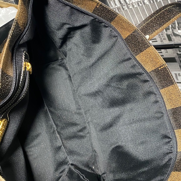 Authentic Fendi Bag Pequin Striped Bag - Picture 13 of 13